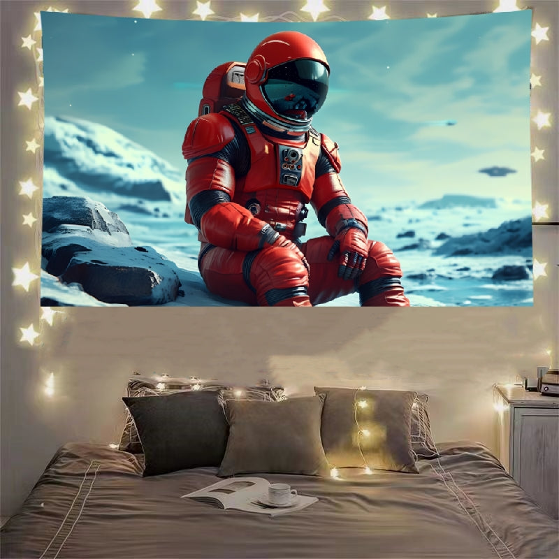 Space Girl Future Tapestry Astronaut Decorate Room Hanging Cloth Bar Dormitory Tapestry