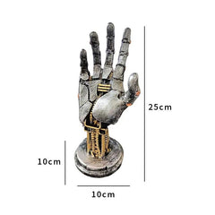 Cyberpunk Mechanical Hand Xbox Switch Handle Storage Computer Competition Desktop Stand Resin Ornaments For Boys Gift