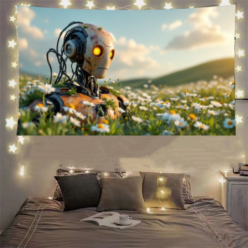 Doomsday Robot Tapestry Decoration Room Hd Hanging Cloth Bedside Dormitory Tapestry