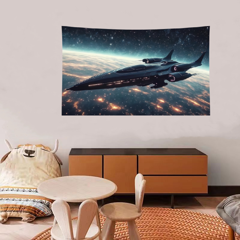 Space Future Tapestry Astronaut Decoration Room Hanging Cloth Bar Dormitory Tapestry