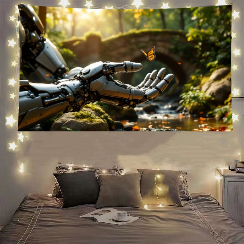 Doomsday Robot Tapestry Decoration Room Hd Hanging Cloth Bedside Dormitory Tapestry